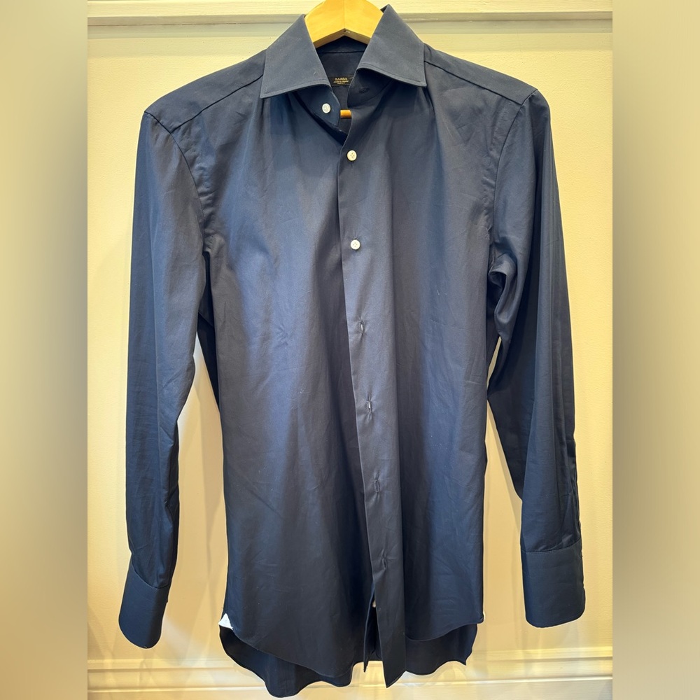 Barba Napoli Men’s Dark Blue Shirt NWOT